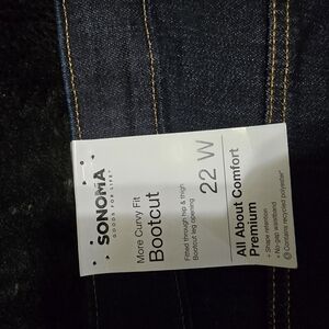 Sonoma Women's Bootcut Jeans - Deep Indigo